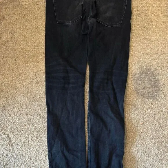 Unbranded Men's Black and Navy Jeans - Picture 3 of 7